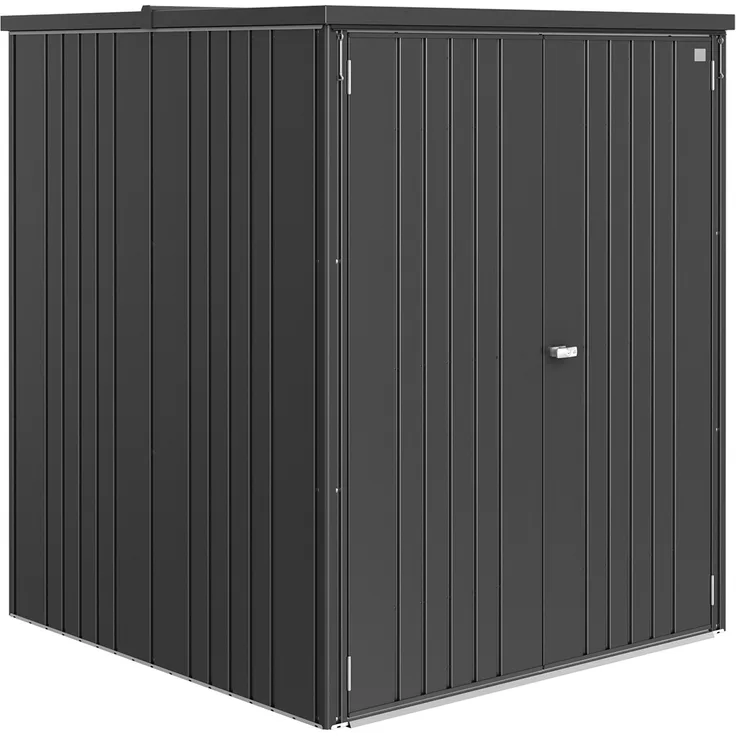 Biohort Geräteschrank Large, 177 cm x 150 cm x 150 cm, dunkelgrau-metallic, regenwassergeschützt und diebstahlsicher