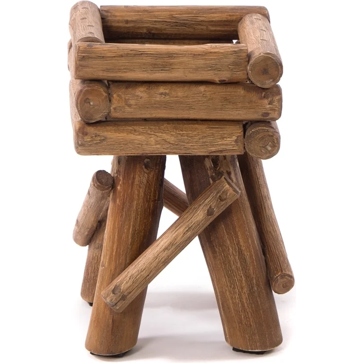 Blumentisch Twist Teakholz – Bild 2