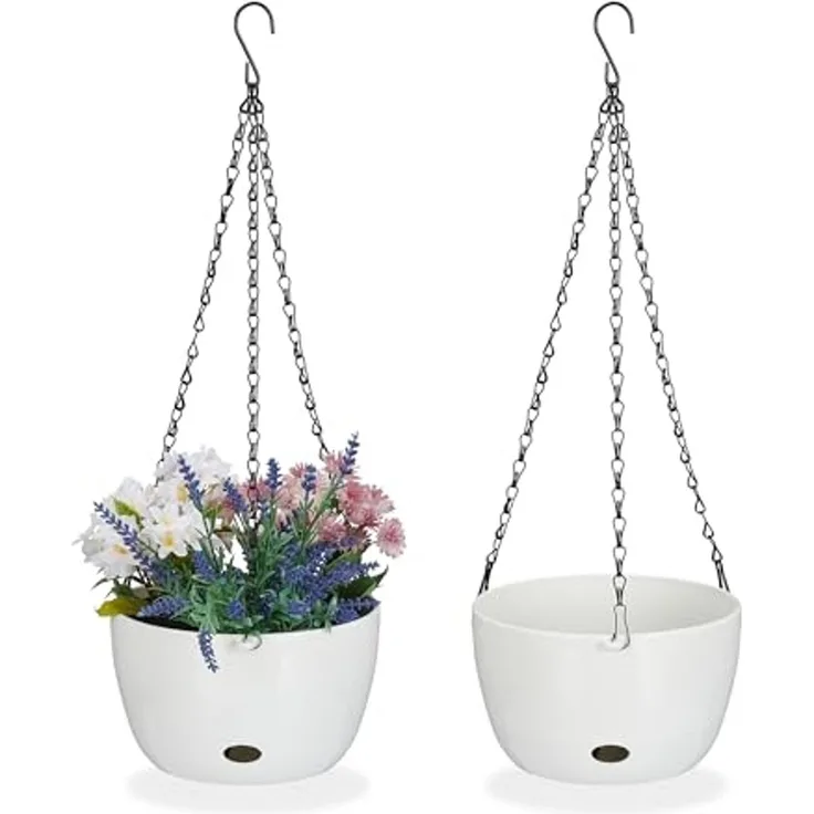 2 Blumenampeln mit Wasserspeicher - M 10045321