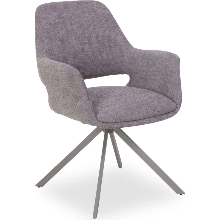 Polsterstuhl SANSIBAR PASQUALE BHT 66x87.50x61.50 cm grau Esszimmerstuhl Freischwinger Schwingstuhl – Bild 1