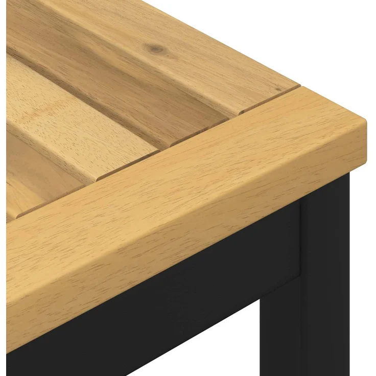 vidaXL Gartenbar-Tisch NAARDEN Weiß und Schwarz 196 x 100,5 x 105 cm 3394428 – Bild 6
