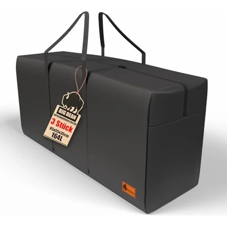BigDean Aufbewahrungstasche 3 Stück Große Aufbewahrungstaschen 85x55x35 cm (3-tlg, Aufbewahrungstasche/n), Robust, Langlebig, Transport, Lagerung, Faltbar Platzsparend – Bild 1