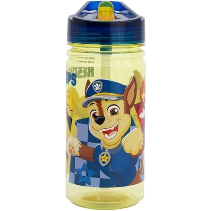 Storline Trinkflasche Paw Patrol 475 ml Kinderflasche mit Klappdeckel & Griff – Bild 3