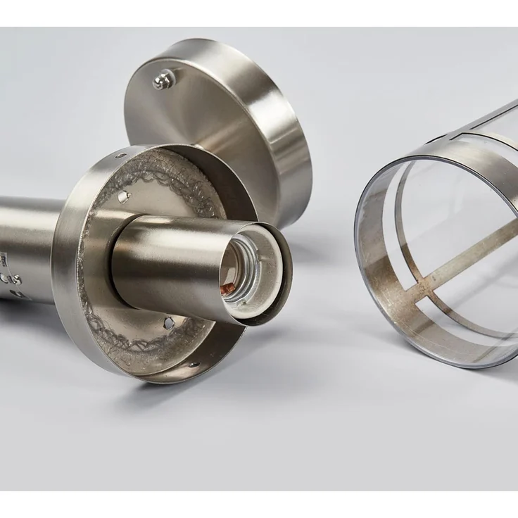 Lindby Außen-Wandleuchte Djori, Edelstahl Alu IP44mit Bewegungsmelder, 1 x 15 W LED – Bild 5