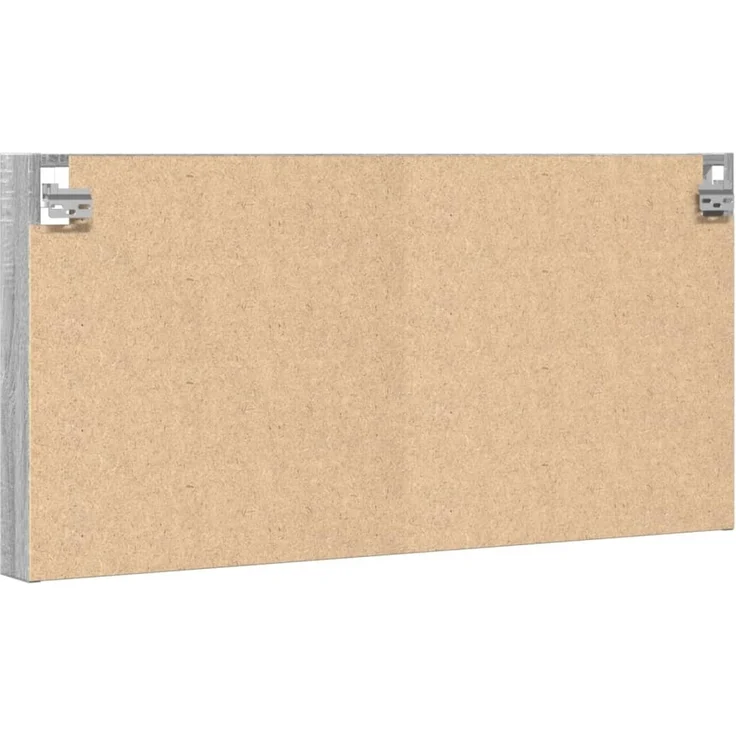 vidaXL Vitrinenschrank Grau Sonoma 100x8,5x50 cm Holzwerkstoff 847952 – Bild 5