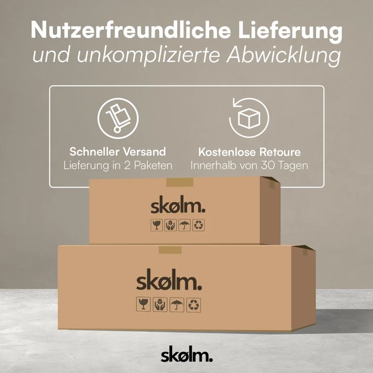 skølm 'Fjäll' Schlafsofa 2 Sitzer mit 2 Kissen, dunkelgrün, Teddy-Bouclé Sofa ausklappbar, mit Liegefunktion, vakuumverpackt ohne Aufbau – Bild 9