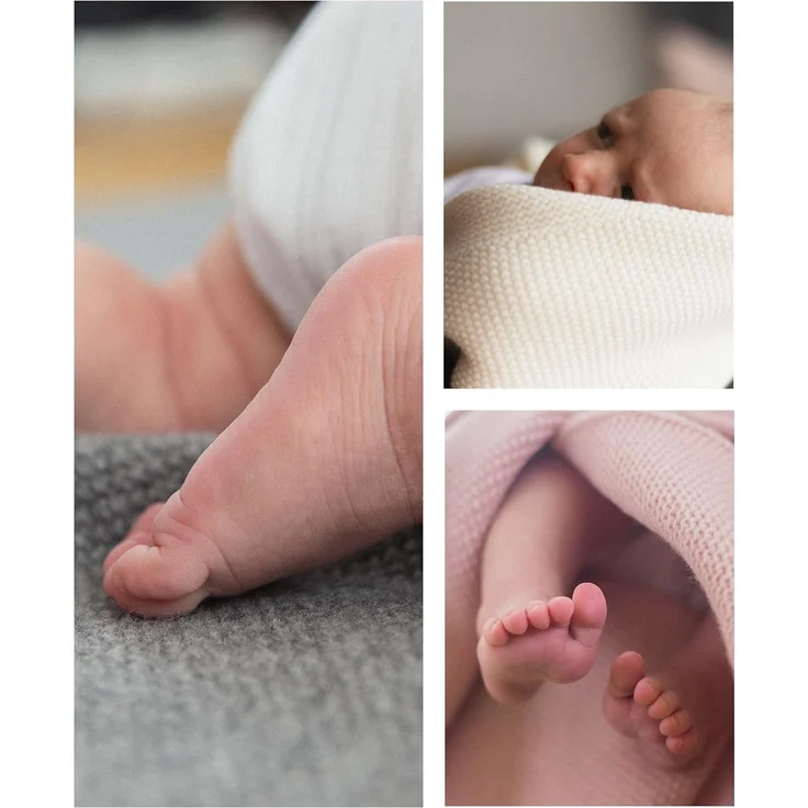 Babydecke aus Bio-Lammwolle Natur, 90 x 110 cm, Ehrenkind – Bild 7