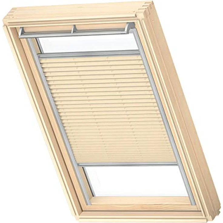 Velux Dachfensterplissee FHL S08 1278S, cremebeige, manuell, Aluminium und stufenlos positionierbar – Bild 1
