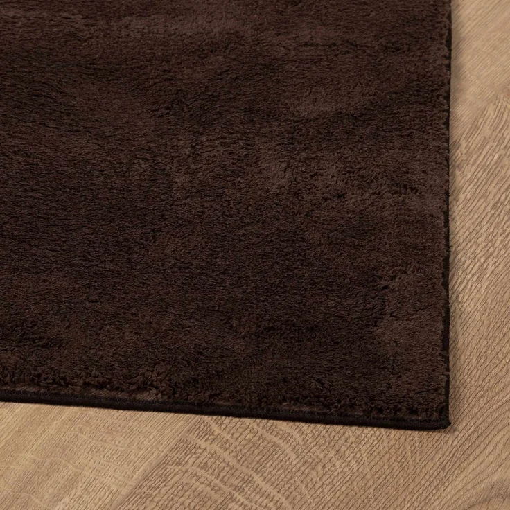 vidaXL Mittlerer Flor weicher und waschbarer Teppich HUARTE Braun 42022519 – Bild 7