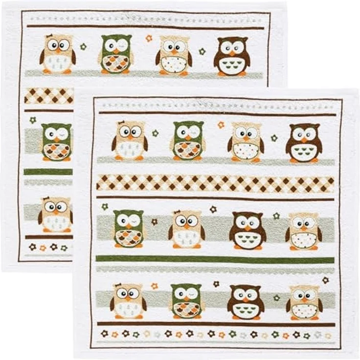 Kracht Geschirrtuch Frottier-Geschirrtuch 2er-Pack, Baumwolle Motiv – Bild 1