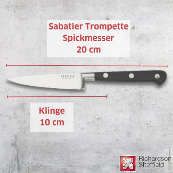 Richardson Sheffield SABATIER TROMPETTE Schälmesser – Bild 2