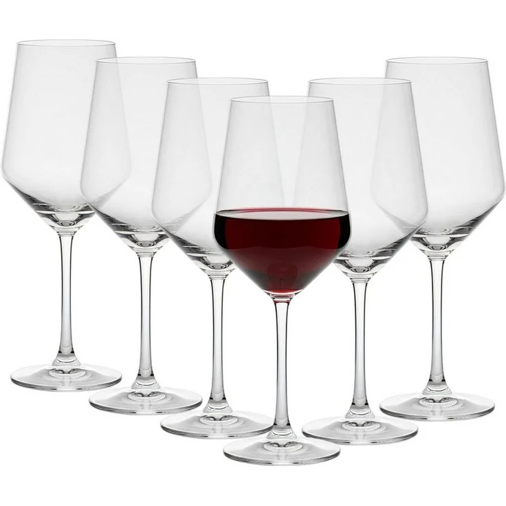 Spetebo Weißweinglas Kristall Glas kratzfest 6er Set, Glas, Spülmaschine geeignet – Bild 3