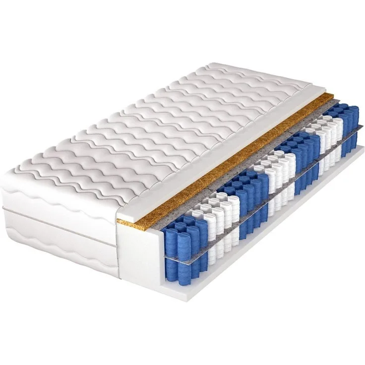 Matratze Taschenfederkern 7 Zonen KING DELUX H3-H4 90x200x30 cm