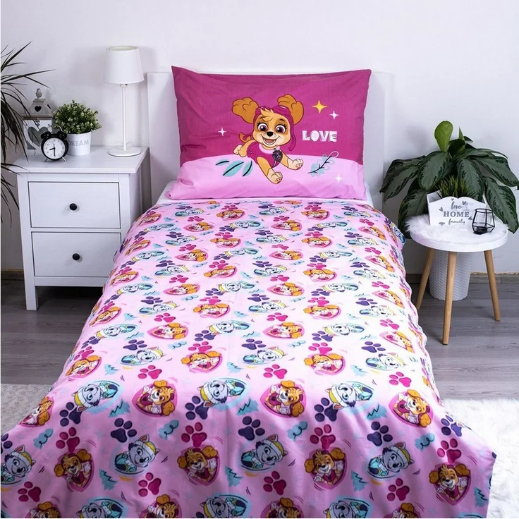 PAW PATROL Kinderbettwäsche Paw Patrol, 100% Polyester, 2 teilig – Bild 2
