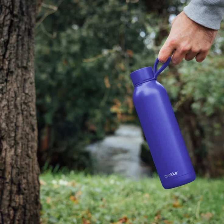 Quokka Edelstahl Trinkflasche isoliert 630 ml Thermoflasche mit Trageschlaufe – Bild 2