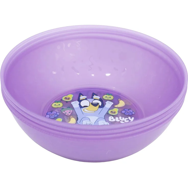 Bluey Brotschale Set 4 teilig Polypropylen für Zuhause Kindergarten und Ausflug, (Spar-Set) – Bild 1