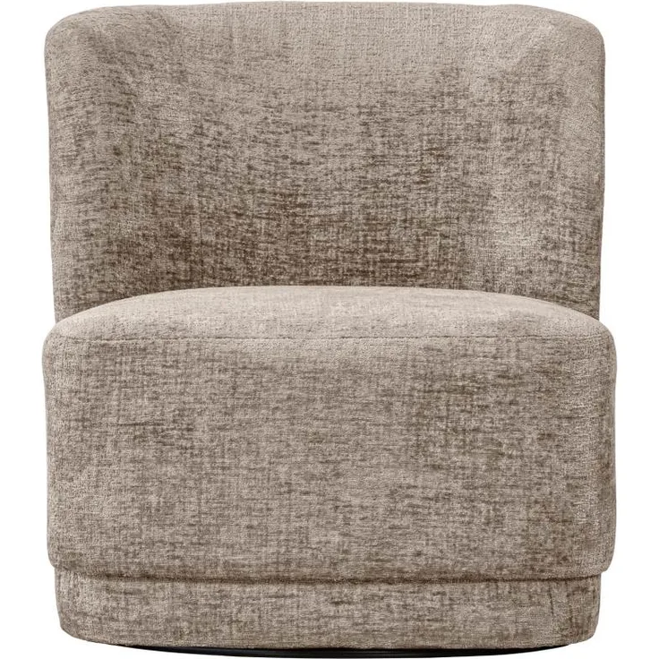 Sessel Atty aus Samt, Sand