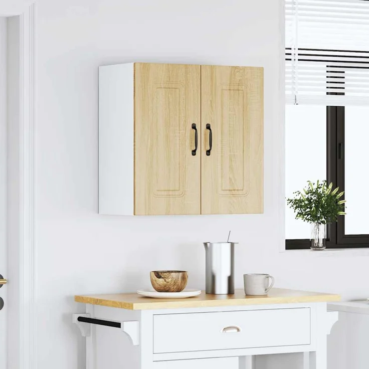 vidaXL Küchen-Hängeschrank Kalmar Sonoma-Eiche Holzwerkstoff 853580 – Bild 1
