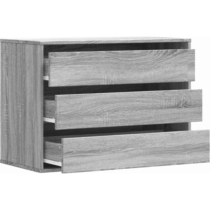 vidaXL Kommode Grau Sonoma 80x41x58 cm Holzwerkstoff 852857 – Bild 4