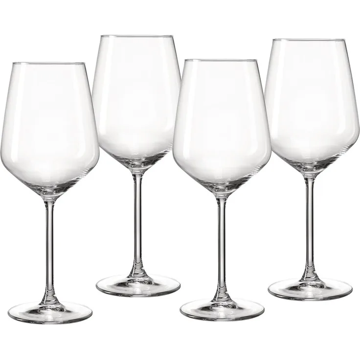 Ritzenhoff & Breker Weißweinglas Rumba, 4-tlg, Glas, 4er Set, je 370 ml