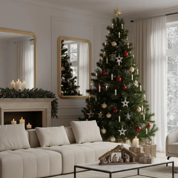 LED-Kerzenkette indoor, 25teilig, warmwhite Univer – Bild 6