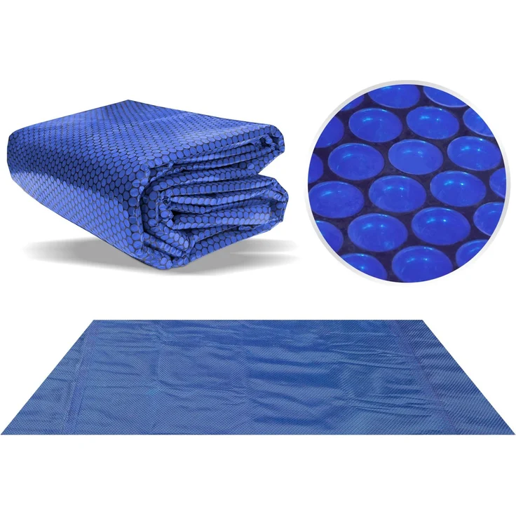 Poolpanda Pool Solarfolie 549 x 274 cm Elite rechteckig | 400 my | schwarz/blau | 15 mm Luftblasen – Bild 1