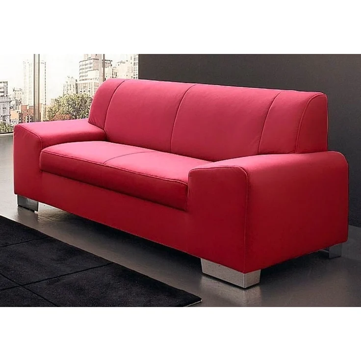 DOMO collection 2-Sitzer Alisson kubische Formensprache mit abgerundeten Details, Breite 164cm, fester Sitzkomfort – Bild 1
