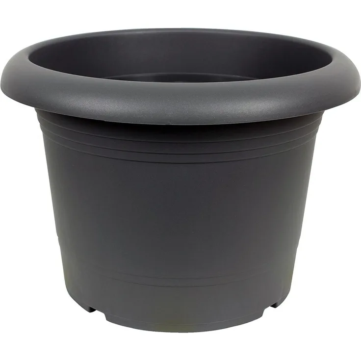 Livinja Pflanzkübel Zylinder anthrazit d= 18 cm Außenmaß H= 12 cm