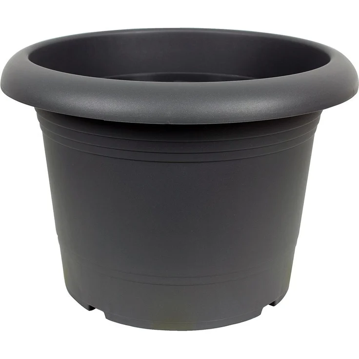 Livinja Pflanzkübel Zylinder anthrazit d= 18 cm Außenmaß H= 12 cm