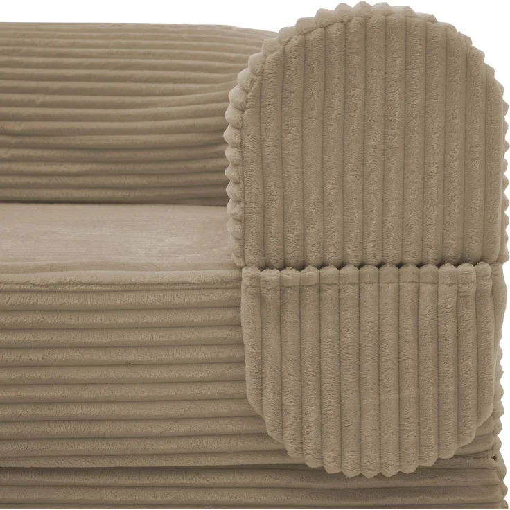 ZUBALIYA SchlafSofa mit Cordbezug, mit Schaumstoffpolsterung, ohne aufwendige Montage, für Wohnzimmer und Apartments – Bild 18