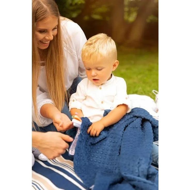 Sensillo MINKY BLANKET 75x100 GRAY BLANKERS 4306/4261