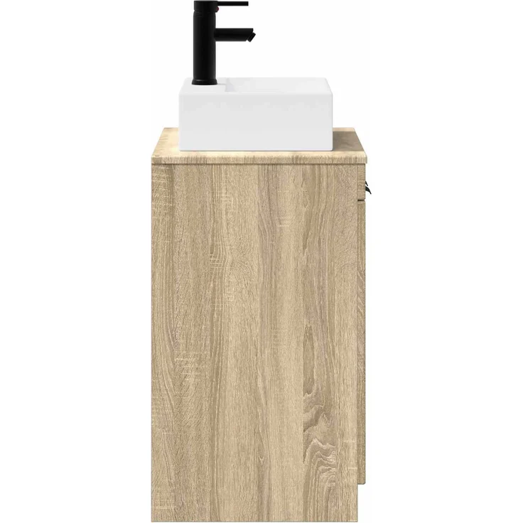 vidaXL Waschbeckenschrank Sonoma-Eiche 54 x 41 x 99,5 cm Holzwerkstoff 3404242 – Bild 6