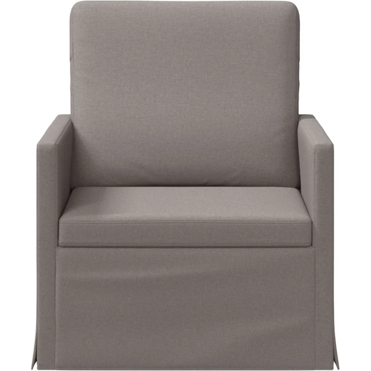 vidaXL Einzelsofa Taupe 70 x 81 x 82 cm Stoff 42041013 – Bild 2