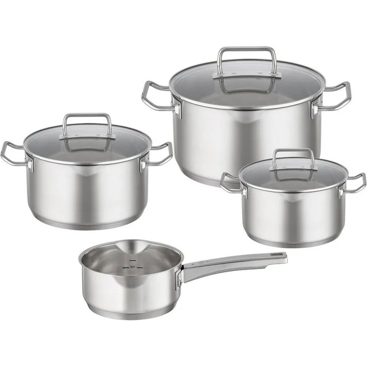 Rösle 'Expertiso' Topf-Set 4-tlg., Edelstahl silber, Ø 16 / 20 / 24 cm – Bild 1