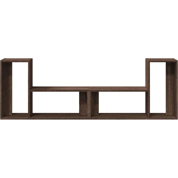 2 pcs TV-Schrank, Lowboard Braun Eichen-Optik 75 x 30 x 50 cm Holzwerkstoff – Bild 5