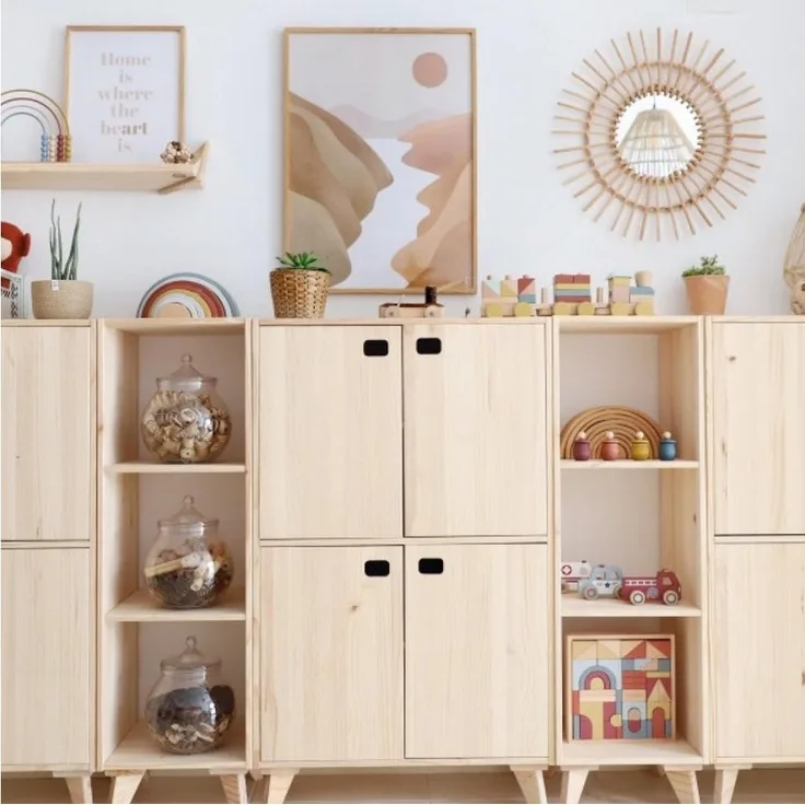 Astigarraga Kit Line Kommode Vollholz-Kommode, Dinamic - Beistellschrank mit zwei oder vier Türen