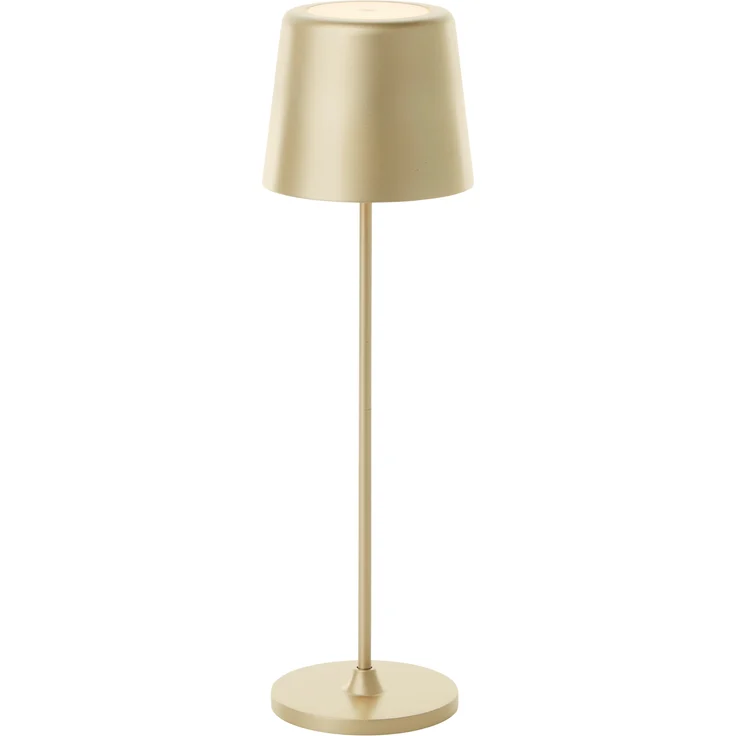Brilliant LED Außen-Tischleuchte Kaami mobile LED Tischlampe, USB, 37 cm, 310 lm, dimmbar, matt goldfarben – Bild 5