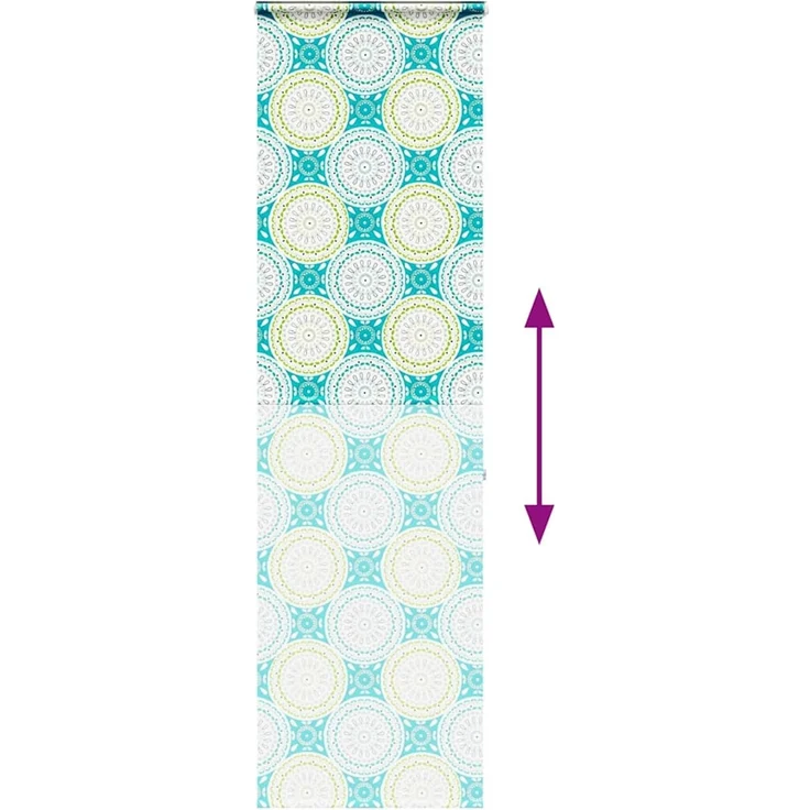 vidaXL Duschrollo mit Kassette 80x240 cm Stoffbreite 76 cm 4014999 – Bild 5
