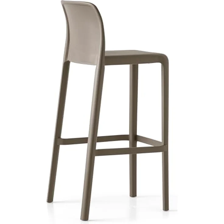 Connubia, 2 Hocker Bayo 100% recyceltes Polypropylen Taupe matt – Bild 4