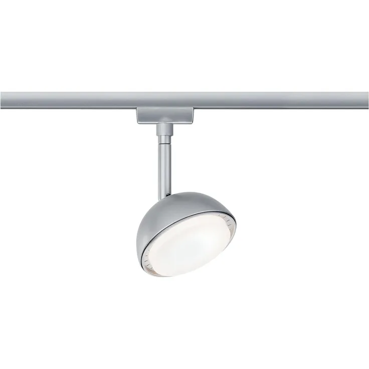 Paulmann 95508 URail LED-Spot Hemi Chrom Matt 230V Metall/Kunststoff