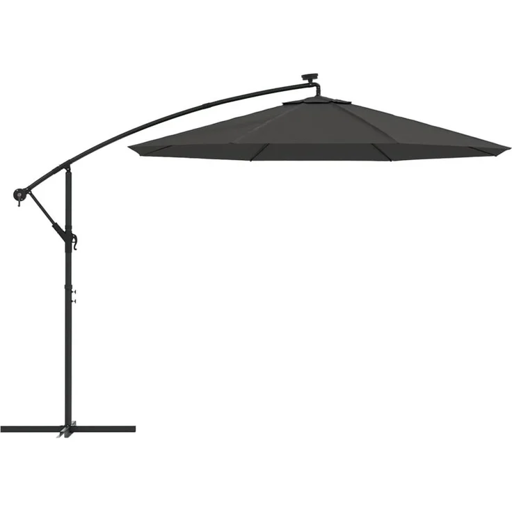 vidaXL Ersatzbezug für Ampelschirm Anthrazit 300 cm 313805 – Bild 4