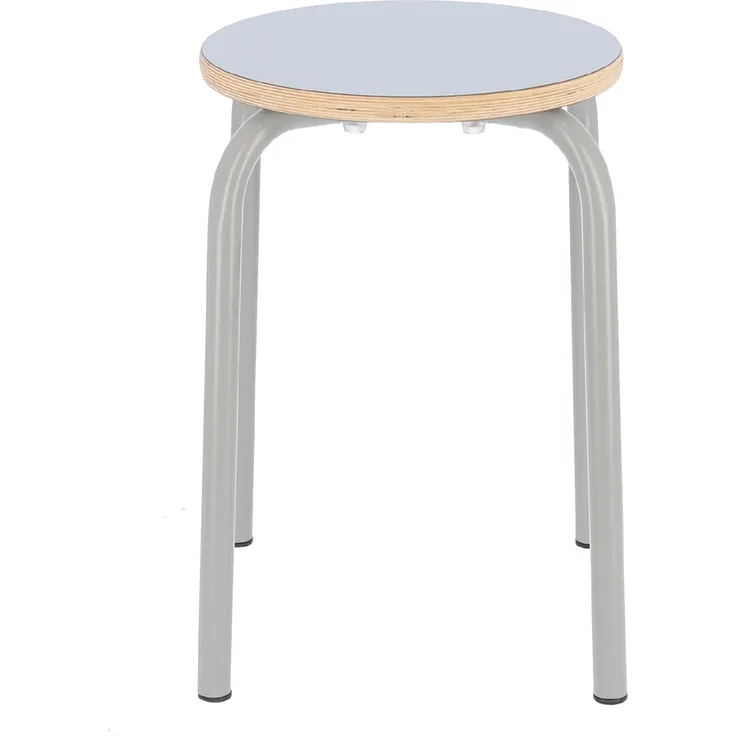 Hocker Paris, stapelbar, Taupe, 33 x 33 x 46 cm