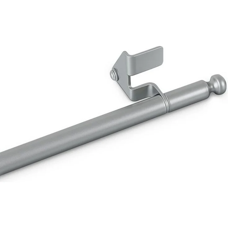 Bestlivings Klemmstange "EASY", Ø 10 mm, 1-läufig, ausdrehbar, ohne Bohren, geklemmt, Metall, für Bistrogardinen, Scheibengardinen, Dekoschals oder saisonale Deko – Bild 4