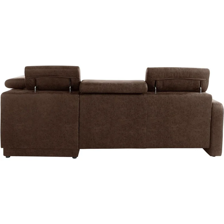 sit&more Ecksofa Bologna L-Form, Kopfteilverstellung, wahlweise mit Bettfunktion und Schubkasten – Bild 4