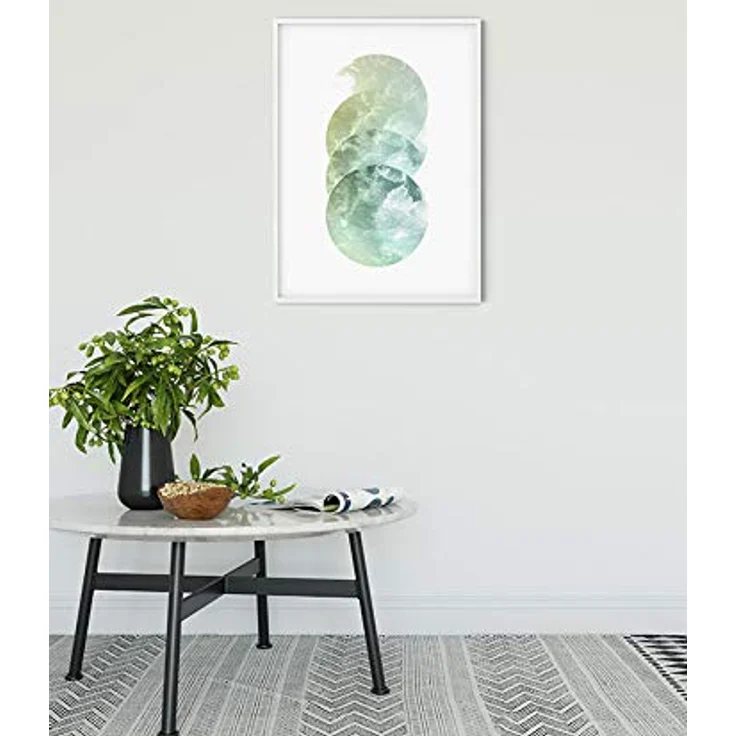 Komar Tessera Nova Wandbild, Kunstdruck in pastelligen Farbtönen, 40 x 50 cm, ohne Rahmen, hochwertiger Fotodruck, made in Germany – Bild 2