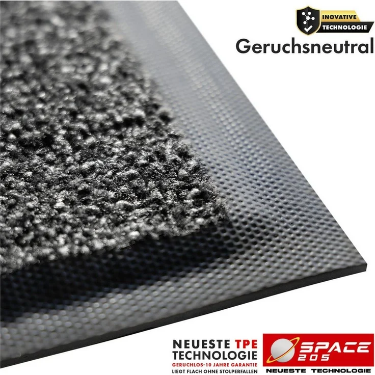 Kubus Fußmatte Griptex Schmutzfangmatte hochabsorbierend für den Eingangsbereich, Langlebige Fußmatte mit rutschfestem TPE-Rücken – Bild 4