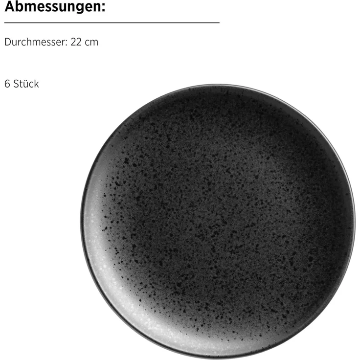 MÄSER Frühstücks-Geschirrset ESSENTIAL, Frühstücks Set, Steinzeug (18-tlg), 6 Personen, Steinzeug, Geschirr-Set, Service – Bild 3