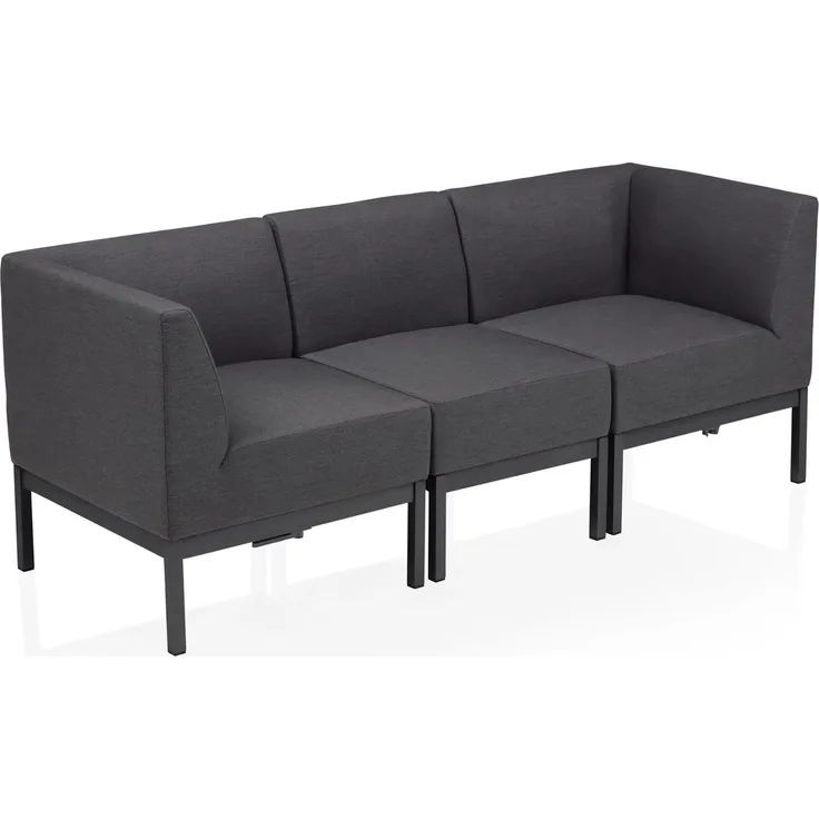 Kettler Lounge Gartenmöbel Ecksofa PURE CITY LINE Modular 3tlg Sunbrella Antr.