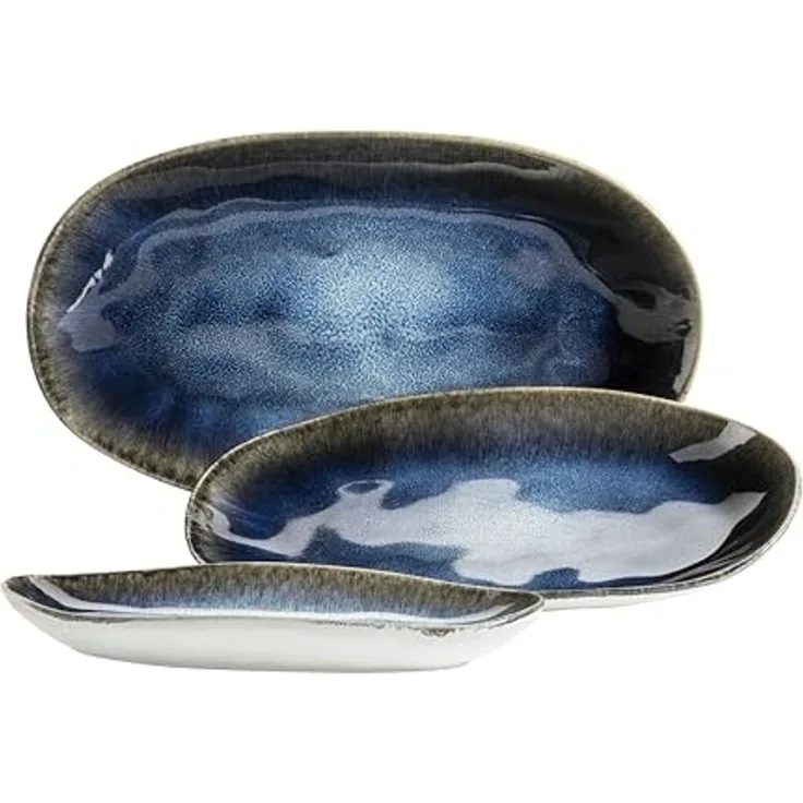 Mäser 931918 Frozen Plattenset BLAU, blau, 3-teilig (1 Set)