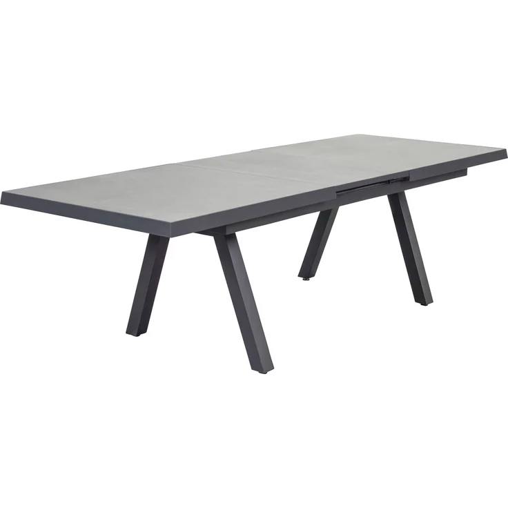 Gartentisch Sondrino, Keramik, Schwarz, 200 x 75 x 100 cm – Bild 1